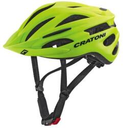 Cratoni Pacer+ unisex bukósisak, S-M-es (54-58 cm), matt neon lime