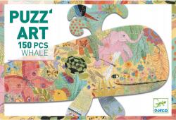 DJECO Művészeti Puzzle - Bálna, 150 db-os (DJ07658) (DJ07658)