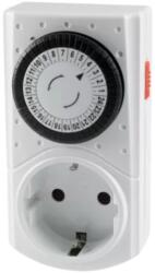 Somogyi Home GAO mechanikus beltéri időzítő óra, 30 perces int. vall, naponta ismétlődő kapcsolások, 250 V, 3680 W 0760S (0760S)