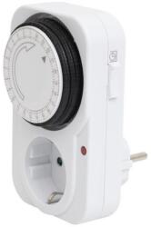 Somogyi Home mechanikus beltéri időzítő óra, 24 órára programozható, naponta ism. kapcsolások, 250 V, 3680 W TG 3 (TG 3)