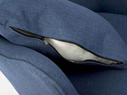 Sofotel Kárpitozott karosszék lábtartóval norvég kék (TE2042)