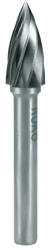 RUKO 116028A Keményfém turbómaró Alu, G alak, hegyes végű ívelt 12, 0mm (116028A)