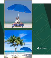 SPRINGOS Bu0003 Kék Strandfürdőernyő 240 Cm Springos (bu0003)