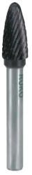 RUKO 116032TC Keményfém turbómaró HM, F alak, legömbölyített végű ívelt 10, 0mm (116032TC)