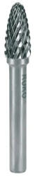 RUKO 116050 Keményfém turbómaró HM, F alak, legömbölyített végű ívelt 3, 0mm (116050)