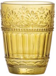 Creative Collection Sárga Dombornyomott Vizespohár Készlet 6 db