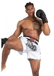 Gorilla Wear - Piru Muay Thai Short - Unisex Muay Thai Rövidnadrág - Fehér