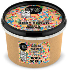 Organic Shop Karácsonyi sütis testradír gyömbérrel és fahéjjal - bioszallito