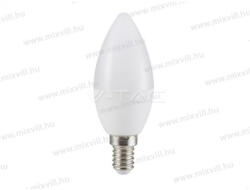 V-TAC SKU-7319 Led lámpa E14 gyertya 7W 750lm 4000K IP20 200° sugárzási szög 200db/ (7319)