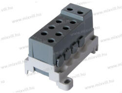 Pollmann Fáziselosztó blokk PVBS 250-7 250A 1x10-95mm2+7x2, 5-50mm2 1000V AC/DC 2080725 (2080725)