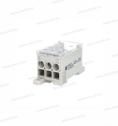 Pollmann Fáziselosztó blokk PVB 160-6 160A 1x16-95mm2+6x2, 5-35mm2 1000V AC/DC 2080720 (2080720)