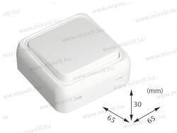 Alfa-Line ALFA FK 106 univerzális falon kívüli váltókapcsoló, alternatív kapcsoló