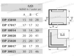  EIP UO 25020 külső ív 25x20