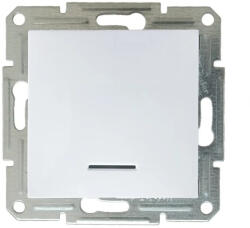 Schneider Electric EPH1470121 ASFORA Egypólusú kapcsoló, jelzőfényes, keret nélkül fehér (EPH1470121)