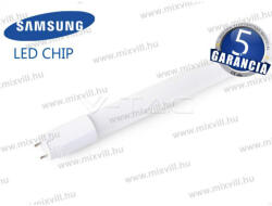 V-TAC SKU-6392 Led fénycső T8 10W 60cm 850lm 3000K meleg fehér 160° nano plastic (6392)
