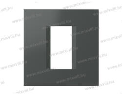 TEM LINE antracit színű 1/2 modulos díszítőkeret OL10AT 26543