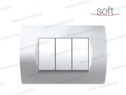 TEM SOFT díszítőkeret 2M ES ezüst OS20ES(24710)