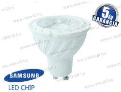 V-TAC SKU-193 LED lámpa GU10 6, 5W 4000K 480lm 110° vil. szög Samsung Chip 5 Év Garancia A+ (193)