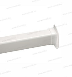 Elettrocanali EC 9706045 egyenes falátvezető 60x45mm 9006045 klíma csatornához (EC 9706045)