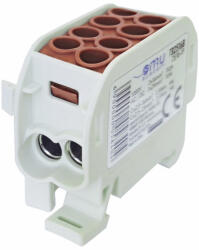 OMU System 1 pólusú barna fővezetéki sorkapocs 25/16mm2 1, 5-25mm2 1, 5-16mm2 Omu system TB2516B 1000V AC/DC (TB2516B)