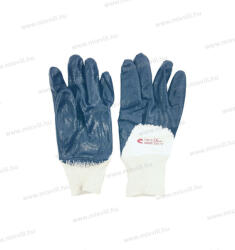 Extol 144510 kesztyű 10-es méret HARRIER, olajálló, kék: mártott, nitril (144510)