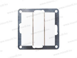 NEOCROSS fehér 3x101 3 pólusú kapcsoló