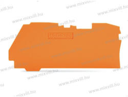 Wago 2106-1292 Topjob S Push-in Cage Clamp végzáró narancssárga (2106-1292)
