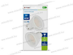 V-TAC SKU-7305 6W 240V GU10 COB LED 500 lm 6400K hideg fehér 2 db/ bliszter V-TAC (7305)