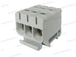 Pollmann UKM 6x2, 5-50mm2 160A CU: (2x6-50mm2 145A AL) 1polus szürke csatlakozókapocs 2090304 (2090304)