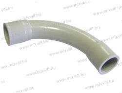 Elettrocanali EC 74340 tömített könyök, 40-es csőhöz- gégecsőhöz is használható 90° IP67, kültéri