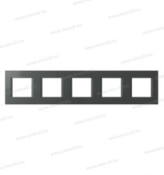 TEM LINE díszítőkeret 5x2M SB antracit OL29AT 26549