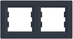 Schneider Electric Schneider EPH5800271 Asfora kettes keret vízszintes antracit EPH5800271 (EPH5800271)