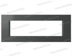 TEM LINE antracit színű 7 modulos díszítőkeret OL70AT 26541