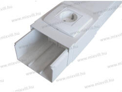 MODUL KIT 120A 2 modulos szerelvénydoboz+fedél CP12060 csatornához (EC KIT 120A)