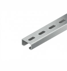 Niedax 2991/2 FL C-sín C-Profil, SW 22 mm, 48x26x2000 mm szerelősín (2991/2 FL)