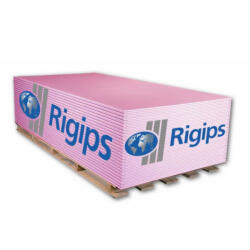 Rigips tűzgátló gipszkarton üvegszál erősítés PRO RF DF 12, 5x1200x2000 mm rózsaszín 488499, 52004884 (5200488499)