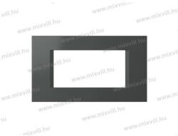 TEM LINE antracit színű 4 modulos díszítőkeret OL40AT 26540