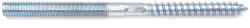 Koelner 10x100mm hatlap+torx25 behajtású fa-fém menetes horganyzott csavar ászokcsavar 100db/ 00986 (00986)