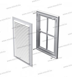Vents MV 125S ABS Szellőzőrács 182x251mm szúnyoghálóval, csőcsatlakozás nélkül (MV 125S ABS)