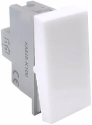 OMU system KM45-K106 kapcsoló 101/106 10A 1M fehér moduláris, szerelvényezhető műanyag csatornához (KM45-K106)