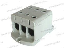 Pollmann UKM 6x16-95mm2 (CU: 245A, AL: 220A) 1 pólusú szürke csatlakozókapocs 2090307 (2090307)