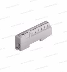 Pollmann A 14-S szigetelt szürke gyűjtősín 80A be: 25mm2 töm (sodr 16mm2) el: 2x1-2, 5mm2+12x0, 75-1, 5mm2 2020253 (2020253)