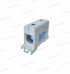 OMU system 1 pólusú szürke fővezetéki sorkapocs csatlakozókapocs 2x16-95mm2 CU 245A AL 220A Omu system TUK21695 (TUK21695L)