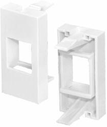 OMU system KM45-KA0 keystone adapter 1 modul fehér moduláris USB C szerelvényezhető műanyag csatorná (KM45-KA0)