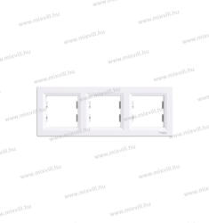 Schneider Electric Schneider SE EPH5800321 Asfora Hármas vizszintes keret fehér (EPH5800321)