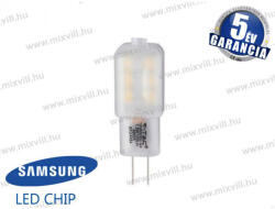 V-TAC SKU-240 Led lámpa G4 1, 5W 3000K 300° sug. szög 100lm 12V DC Samsung Chip 5év garancia (240)
