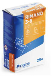 Rigips Rimano 3-6 kézi gipszvakolat 3-6mm beltéri használatra 20kg 50zsák/ 5200667232 (5200667232)