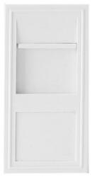 OMU system KM45-KA1 keystone adapter porvédővel 1 modulos fehér moduláris, szerelvényezhető műanyag (KM45-KA1)