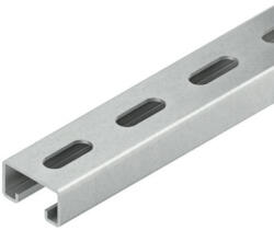 Niedax C-sín C Profil sín szerelősín SW 18 mm, 40x22x2000 mm t_1, 75 mm 2986-175/2 SL 1, 33 kg/szál (2986-175/2 SL)