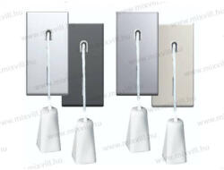 TEM húzókapcsoló jelzőfényes fehér 250V 1M PW CD SM62PWCD(15454)